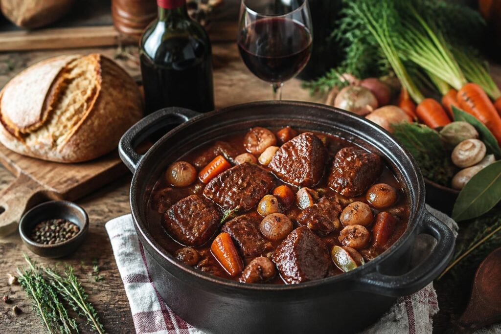 Bœuf bourguignon : la recette traditionnelle et tous les secrets d&rsquo;une réussite