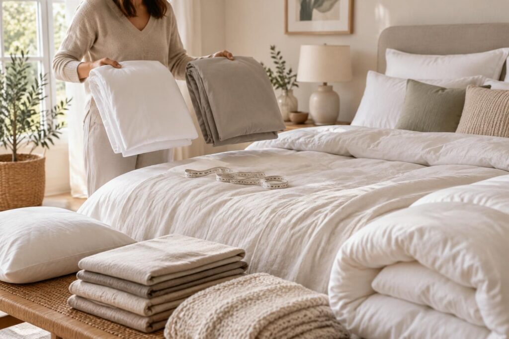 Comment choisir housse de couette : taille, qualité et conseils pratiques