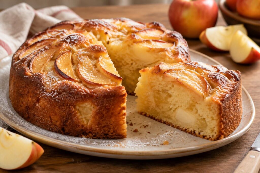 Quatre quarts aux pommes : recette moelleuse et facile à réaliser